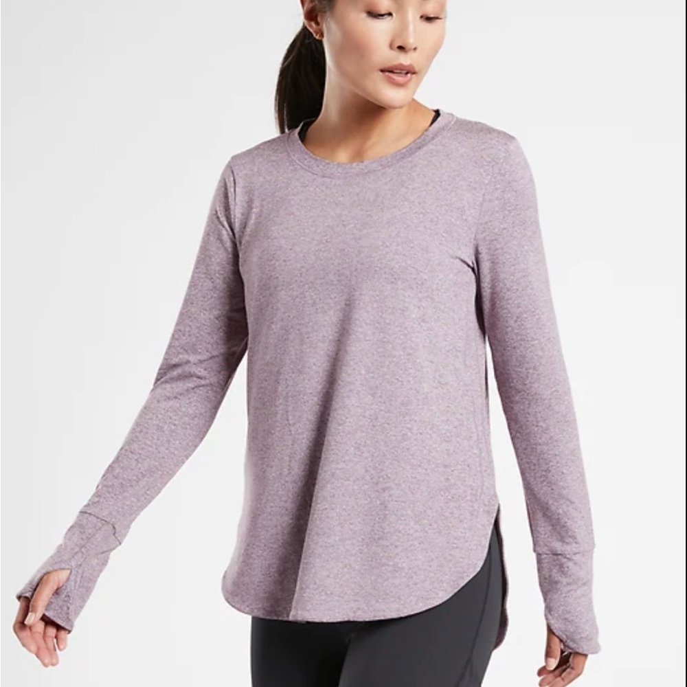 Athleta Uptempo Long Sleeve Shirt LT